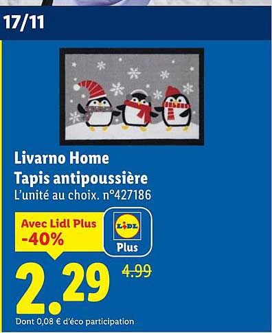 Tapis antipoussière Livarno Home