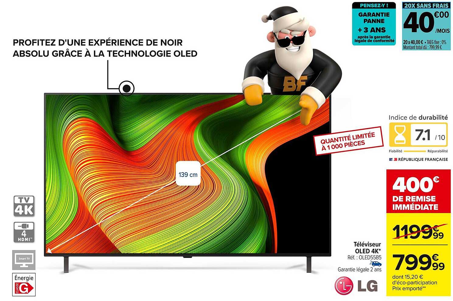 Téléviseur OLED 4K*