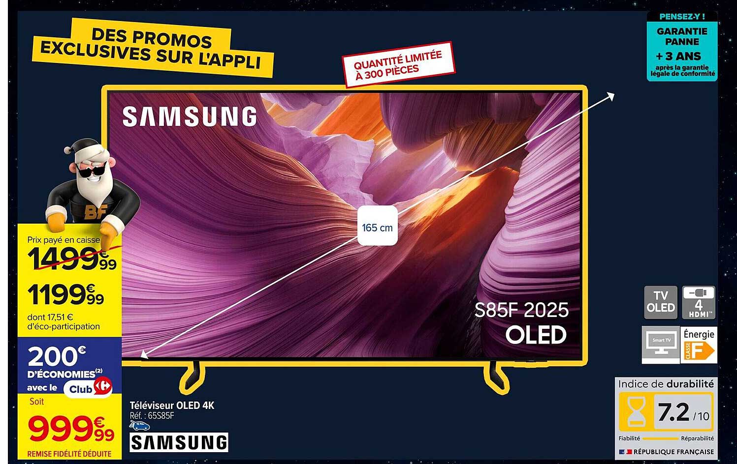 Téléviseur OLED 4K Samsung S85F 2025