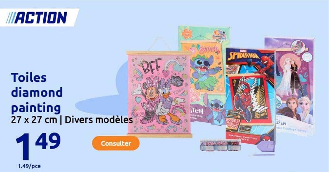 Toiles diamond painting