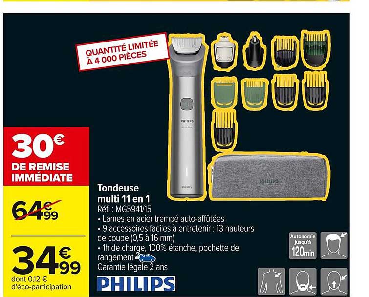 Tondeuse multi 11 en 1