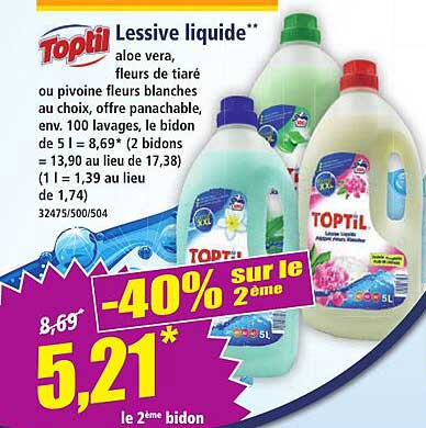 Toptil Lessive liquide
