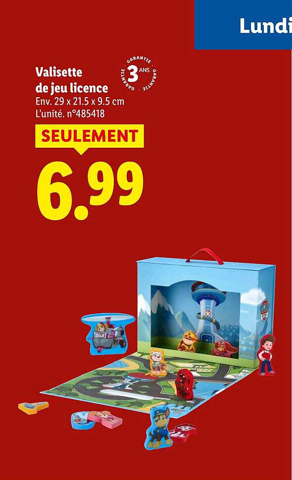 Valisette de jeu licence