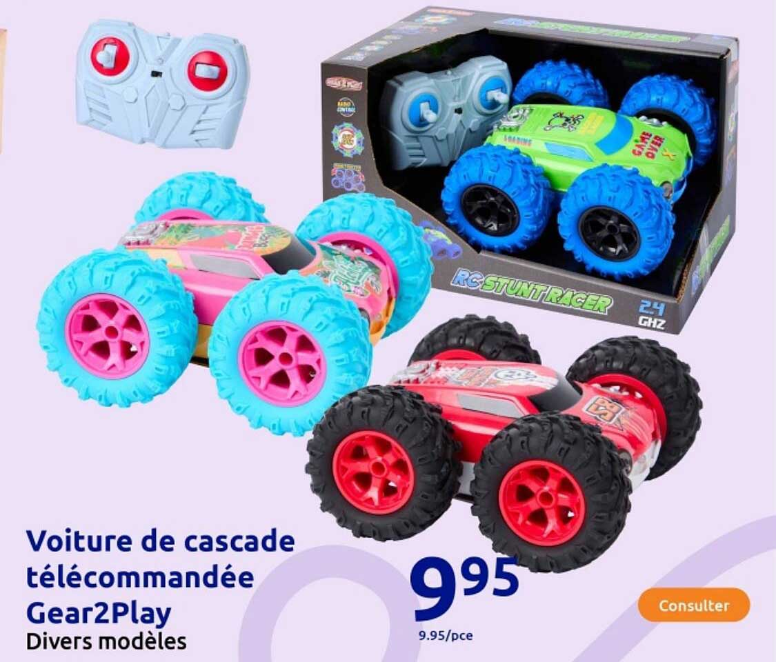 Voiture de cascade télécommandée Gear2Play