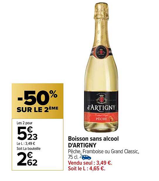 Boisson sans alcool D'ARTIGNY