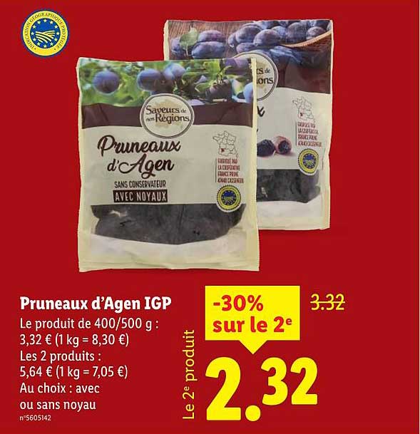 Pruneaux d'Agen IGP