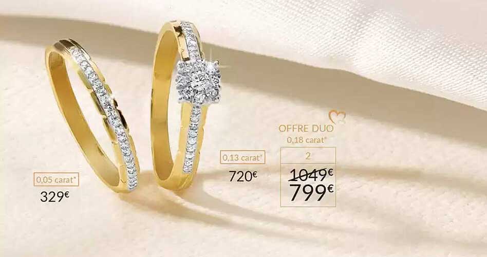 OFFRE DUO 0,18 carat