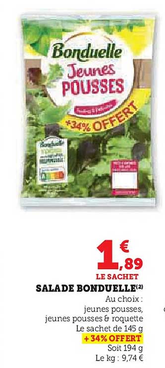 SALADE BONDUELLE