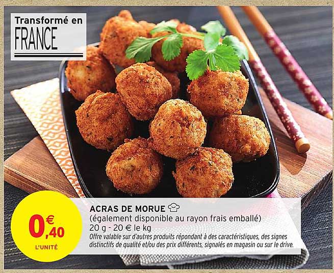 ACRAS DE MORUE