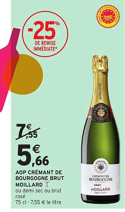 AOP Crémant de Bourgogne Brut Moillard