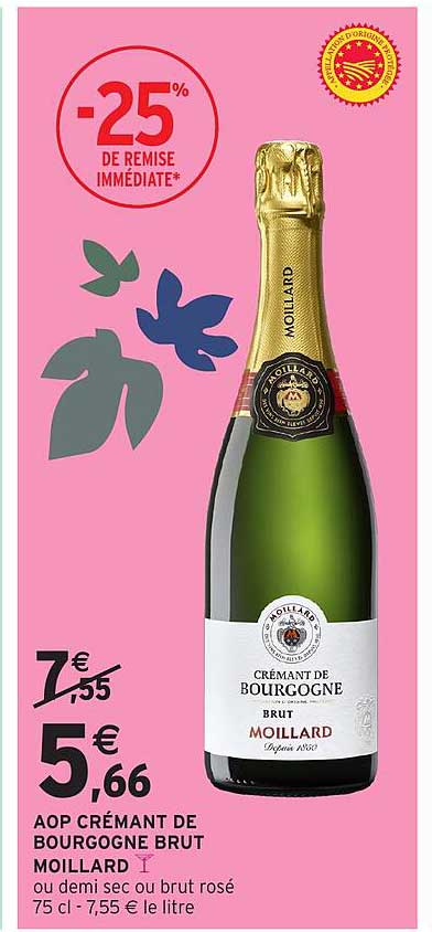 AOP CRÉMANT DE BOURGOGNE BRUT MOILLARD