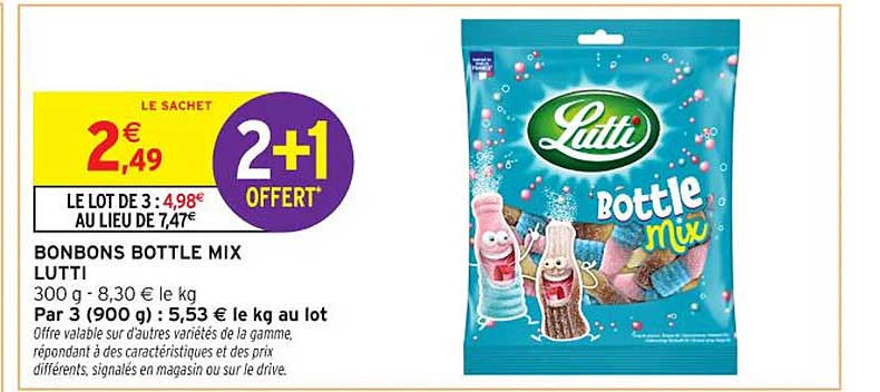BONBONS BOTTLE MIX LUTTI