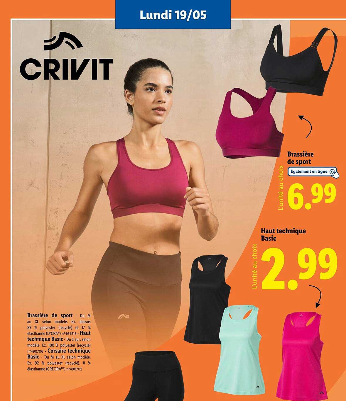Brassière de sport