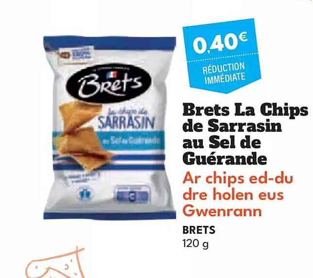 Brets La Chips de Sarrasin au Sel de Guérande