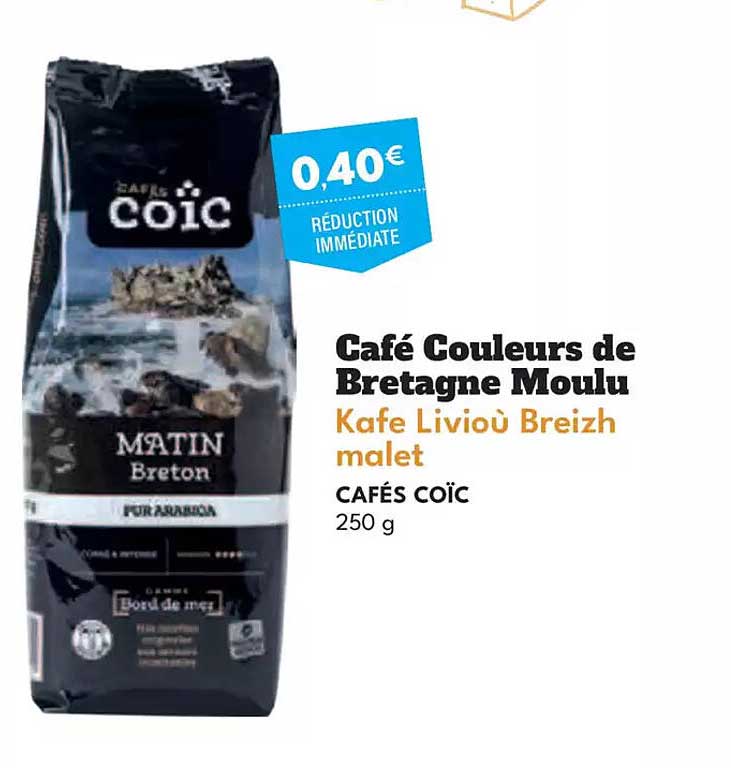 Café Couleurs de Bretagne Moulu