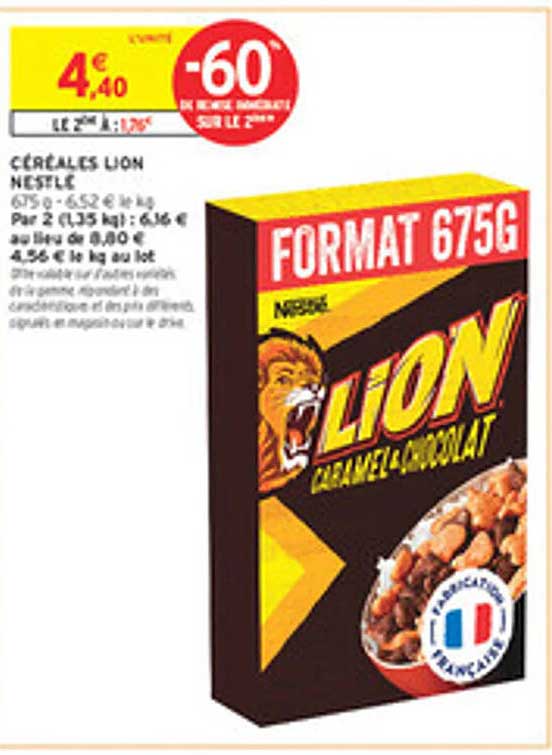 Céréales LION NESTLÉ 675g