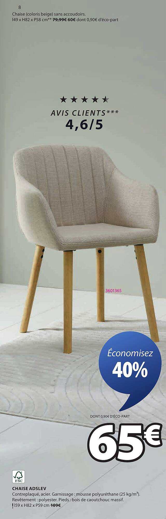 CHAISE ADSLEV