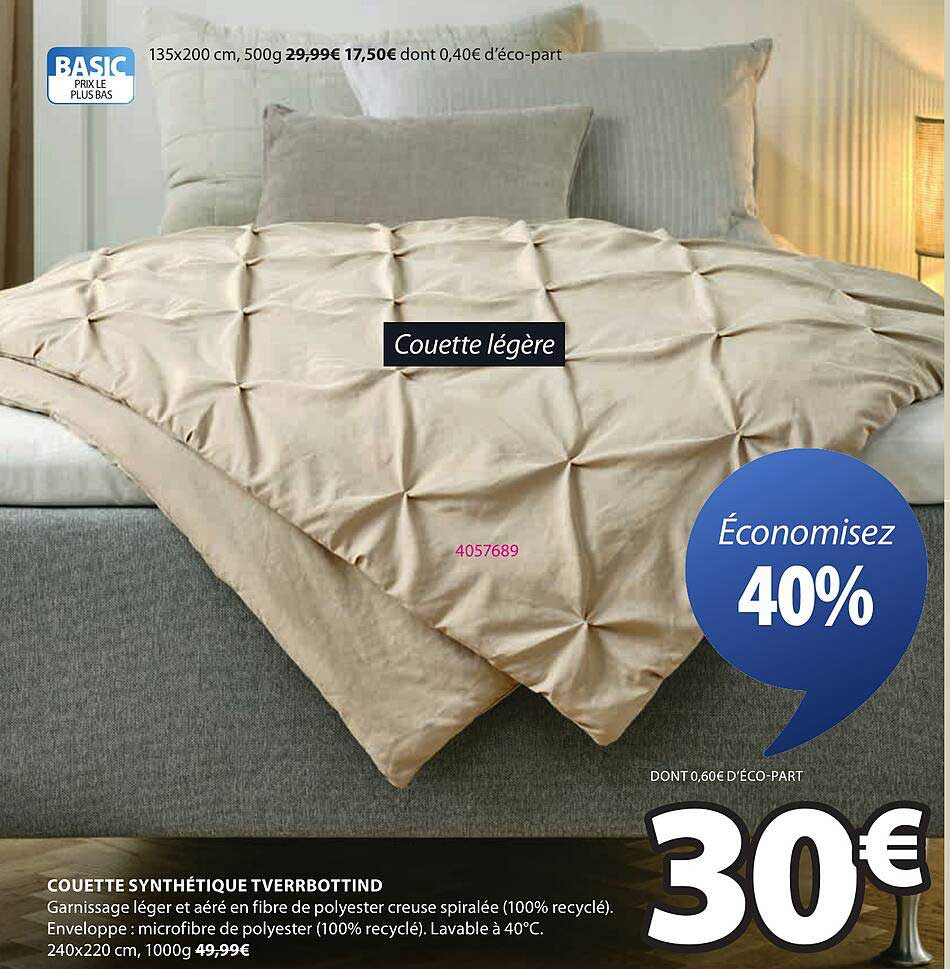 Couette légère