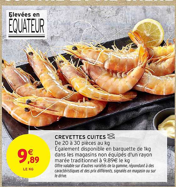 CREVETTES CUITES