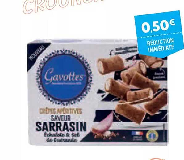 Croustillantes Gavottes Sarrasin
