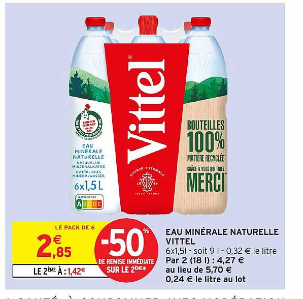 EAU MINÉRALE NATURELLE VITTEL
