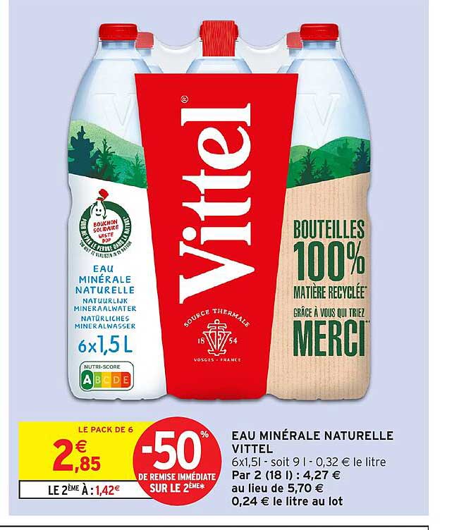 EAU MINÉRALE NATURELLE VITTEL