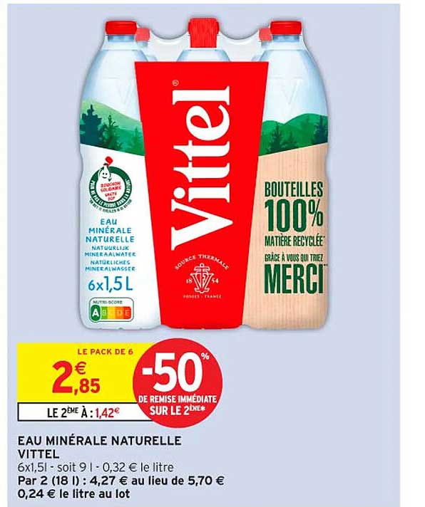 EAU MINÉRALE NATURELLE VITTEL