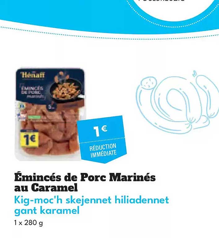 Émincés de Porc Marinés au Caramel
