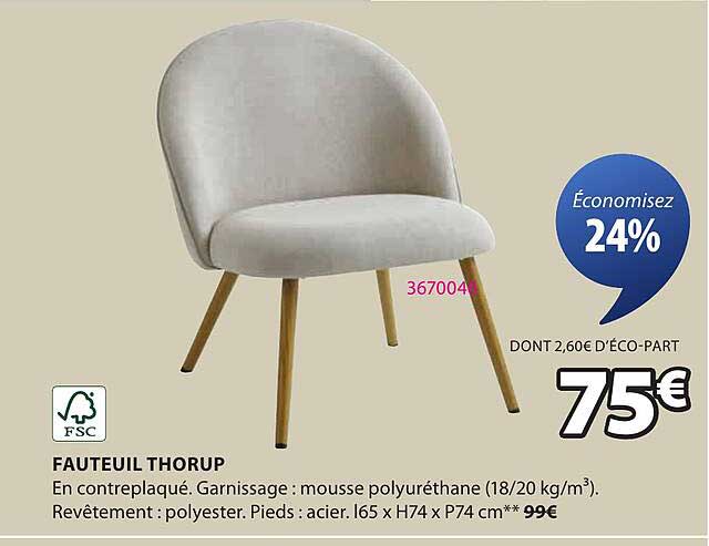 FAUTEUIL THORUP