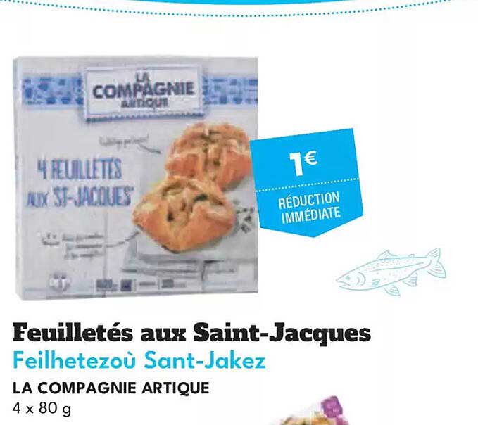 Feuilletés aux Saint-Jacques