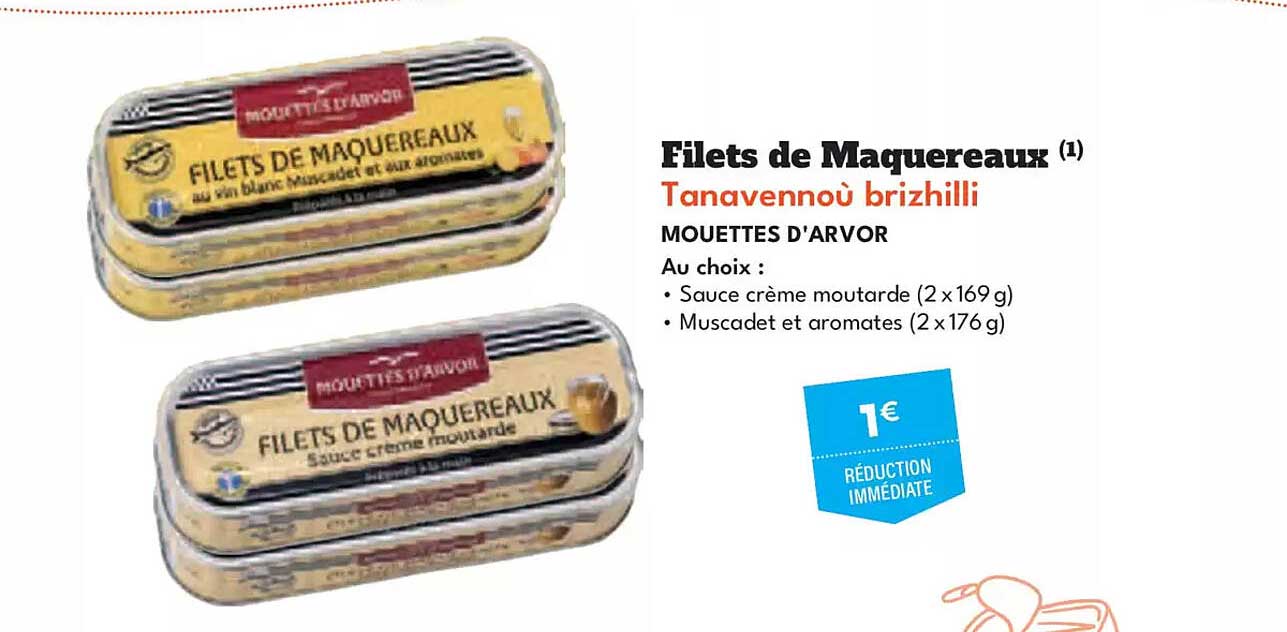 Filets de Maquereaux Tanavennoù brizhilli