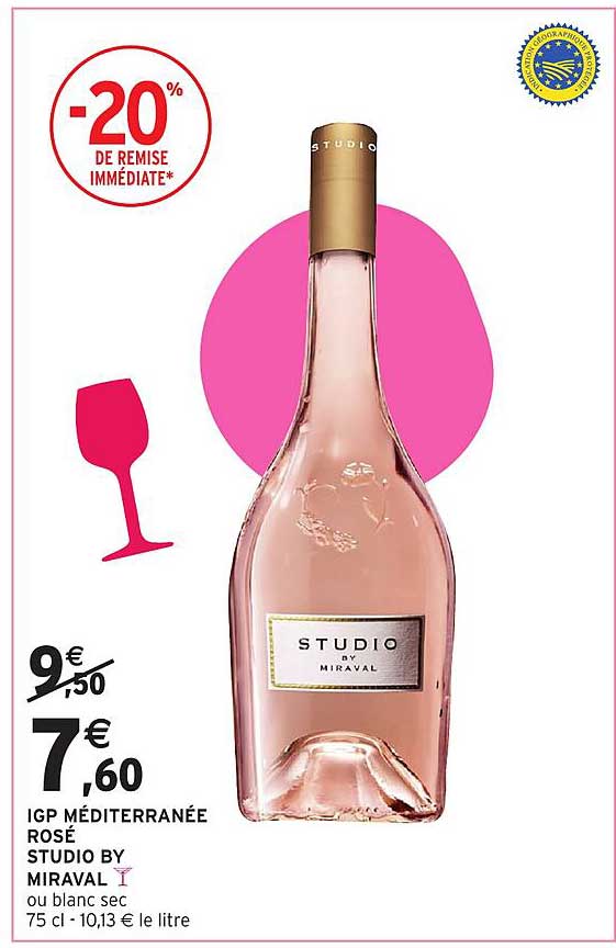 IGP MÉDITERRANÉE ROSÉ STUDIO BY MIRAVAL