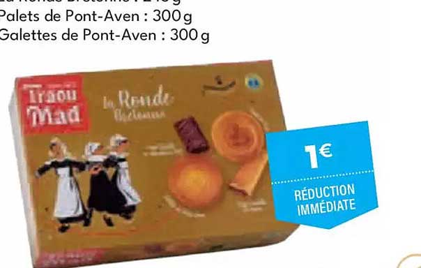 la Ronde Bretonne - Palets de Pont-Aven et Galettes de Pont-Aven