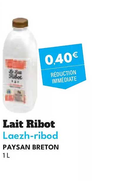 Lait Ribot Laezh-ribod 1L