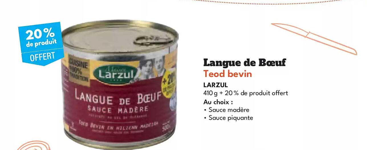 Langue de Bœuf Teod bevin