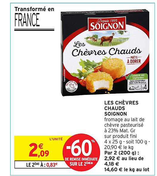 LES CHEVRES CHAUDS SOIGNON