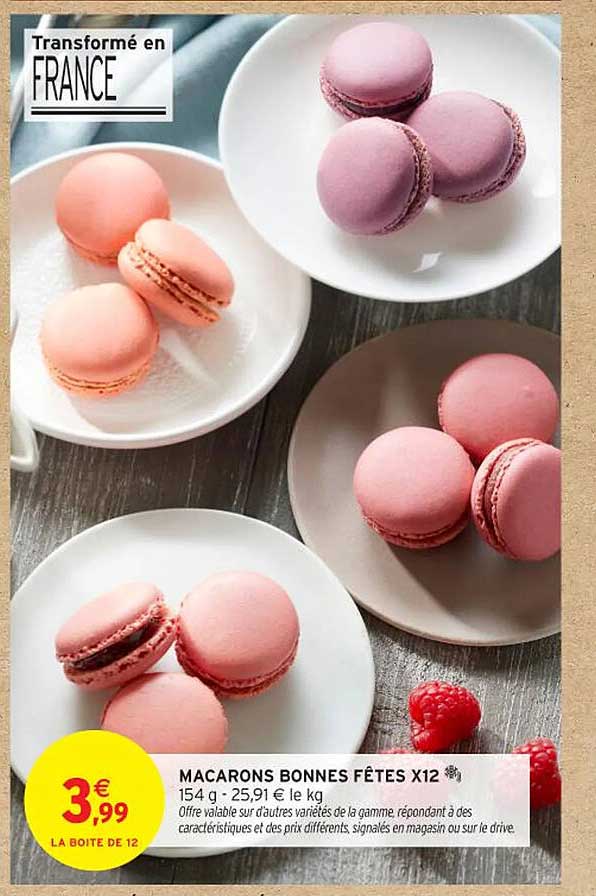 MACARONS BONNES FÊTES X12