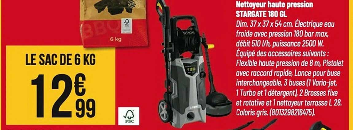 Nettoyeur haute pression STARGATE 180 GL