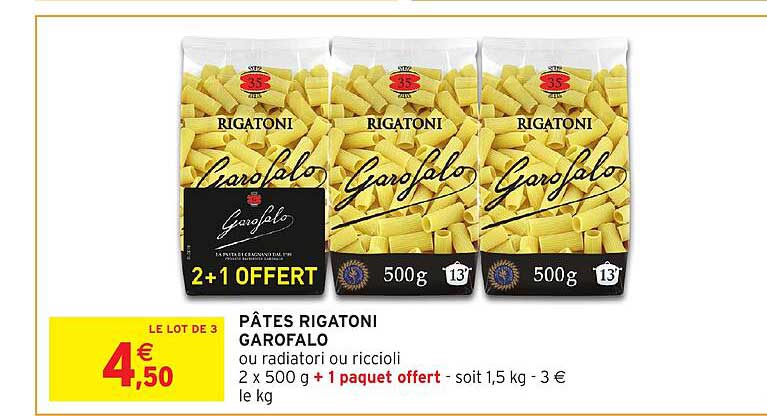 PÂTES RIGATONI GAROFALO