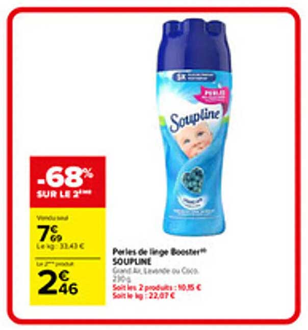 Perles de linge Booster™ SOUPLINE