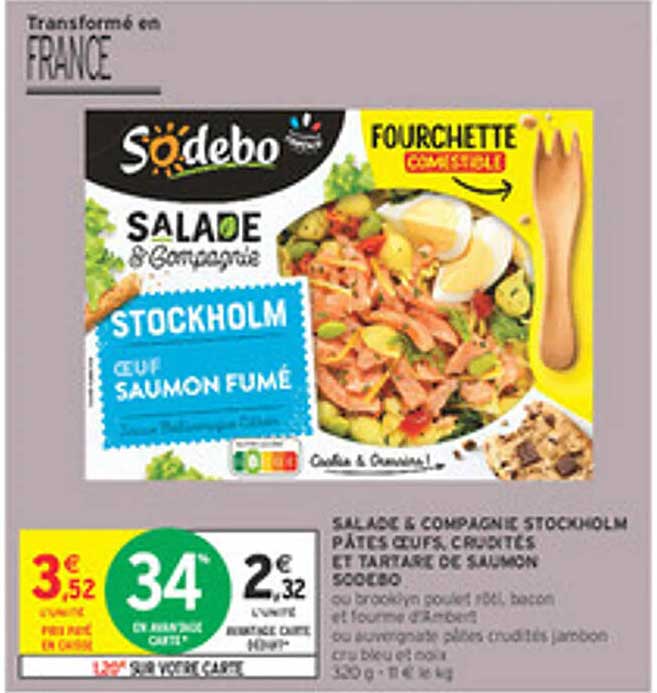 SALAD & COMPAGNIE STOCKHOLM ŒUF SAUMON FUMÉ