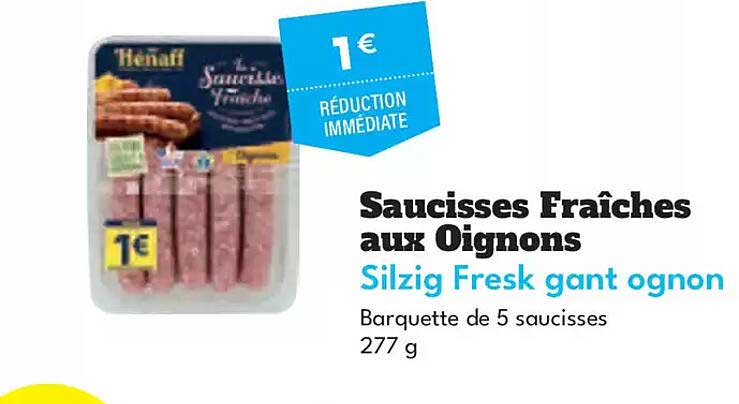 Saucisses Fraîches aux Oignons