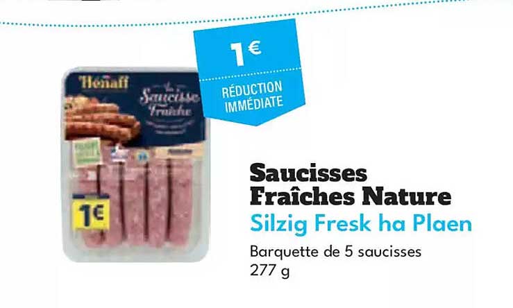 Saucisses Fraîches Nature