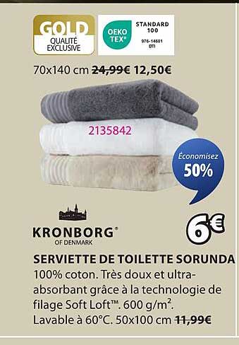 SERVIETTE DE TOILETTE SORUNDA