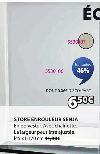 STORE ENROULEUR SENJA