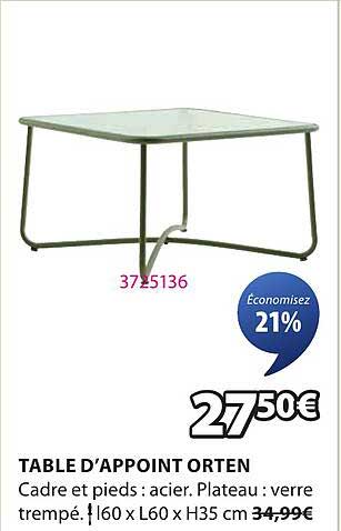 TABLE D'APPOINT ORTEN