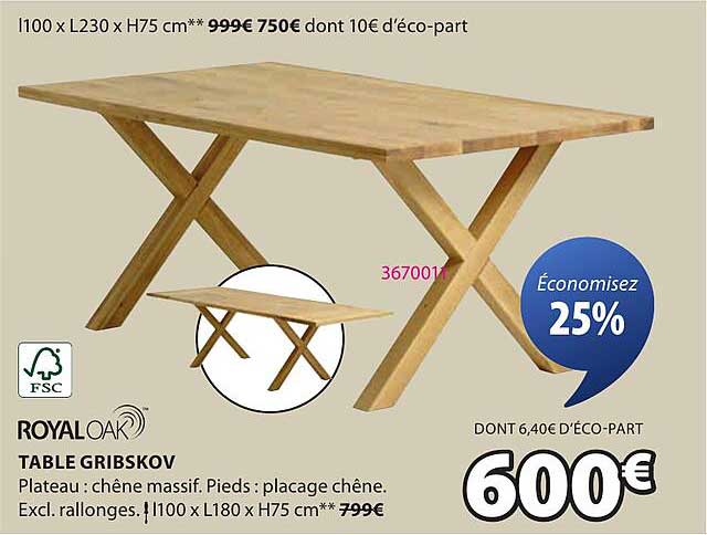 TABLE GRIBSKOV