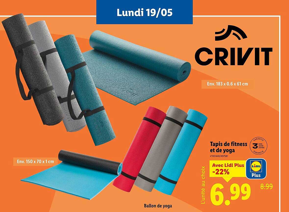Tapis de fitness et de yoga