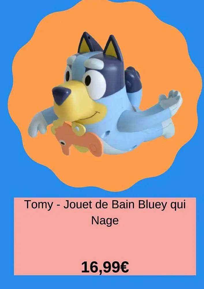 Tomy - Jouet de Bain Bluey qui Nage