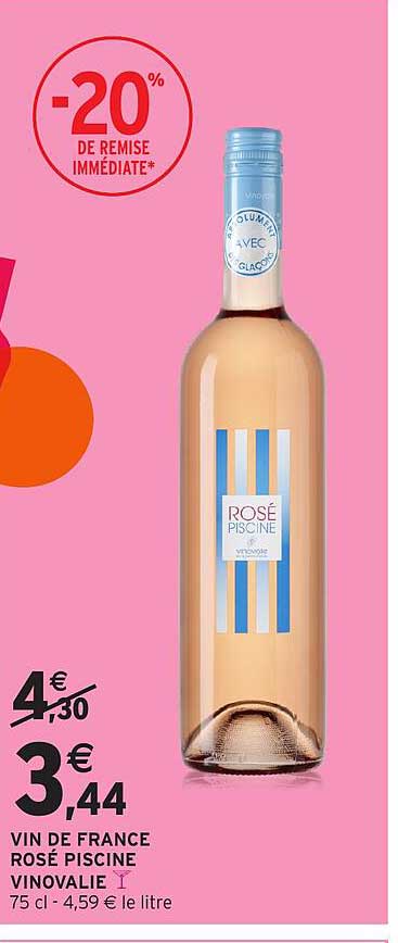 VIN DE FRANCE ROSÉ PISCINE VINOVALIE
